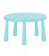 Blue child coffee table Ø 85 cm x 48 cm
