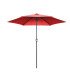 Sunny red parasol rental 3 x 2 m
