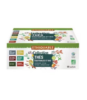 Package: 2 kettles, 60 organic Fairtrade tea bags, sugar, cups, and stirrers.