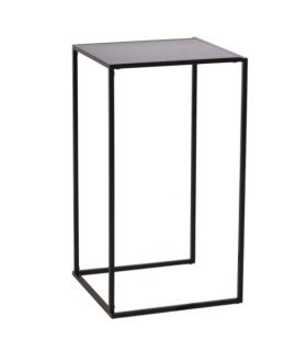 Industrial-style black high table 105 cm
