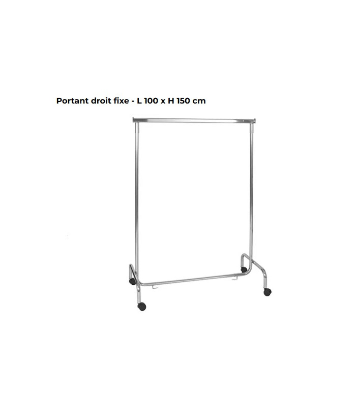 Location Pack Vestiaire PRO roulant 60 cintres L 150 x hauteur 120 cm à 180 cm