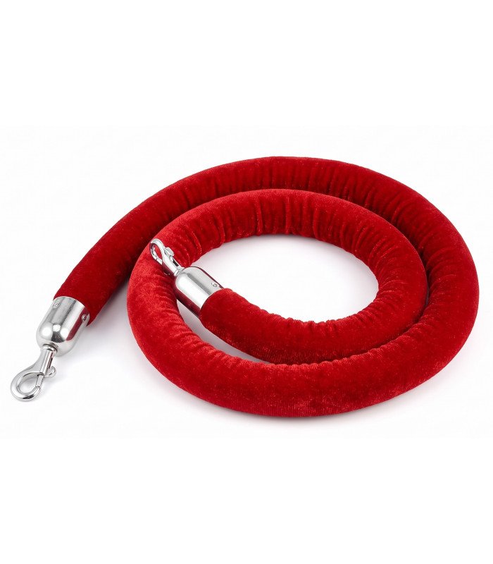 Silver stanchions and red ropes lining an entrance red carpet, event equipment rental by 126 Events