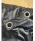 Rideaux de scène velours rouge L 4,5 m X H 2,3 m avec oeillets 40 mm
