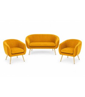 Photo du pack mobilier coquillage orange en location par 126 Events