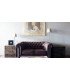 Canapé Chesterfield en microfibre 2 places