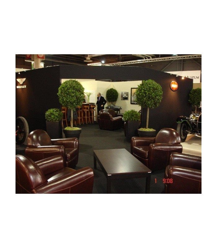 Rental of Fauteuil club 1 place cuir choco