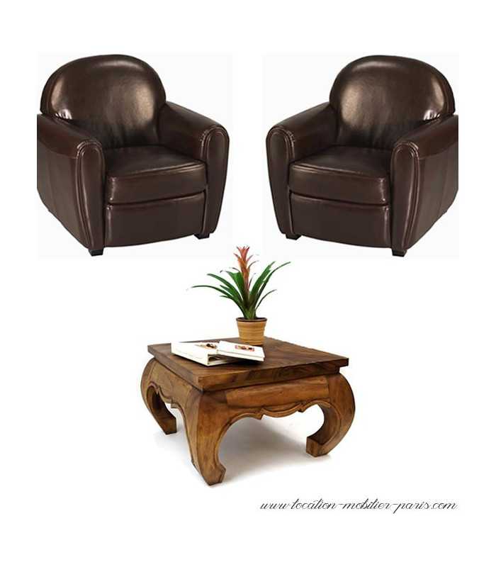 Club sofa choco pack for rent