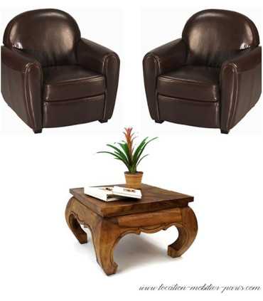 Club sofa choco pack for rent