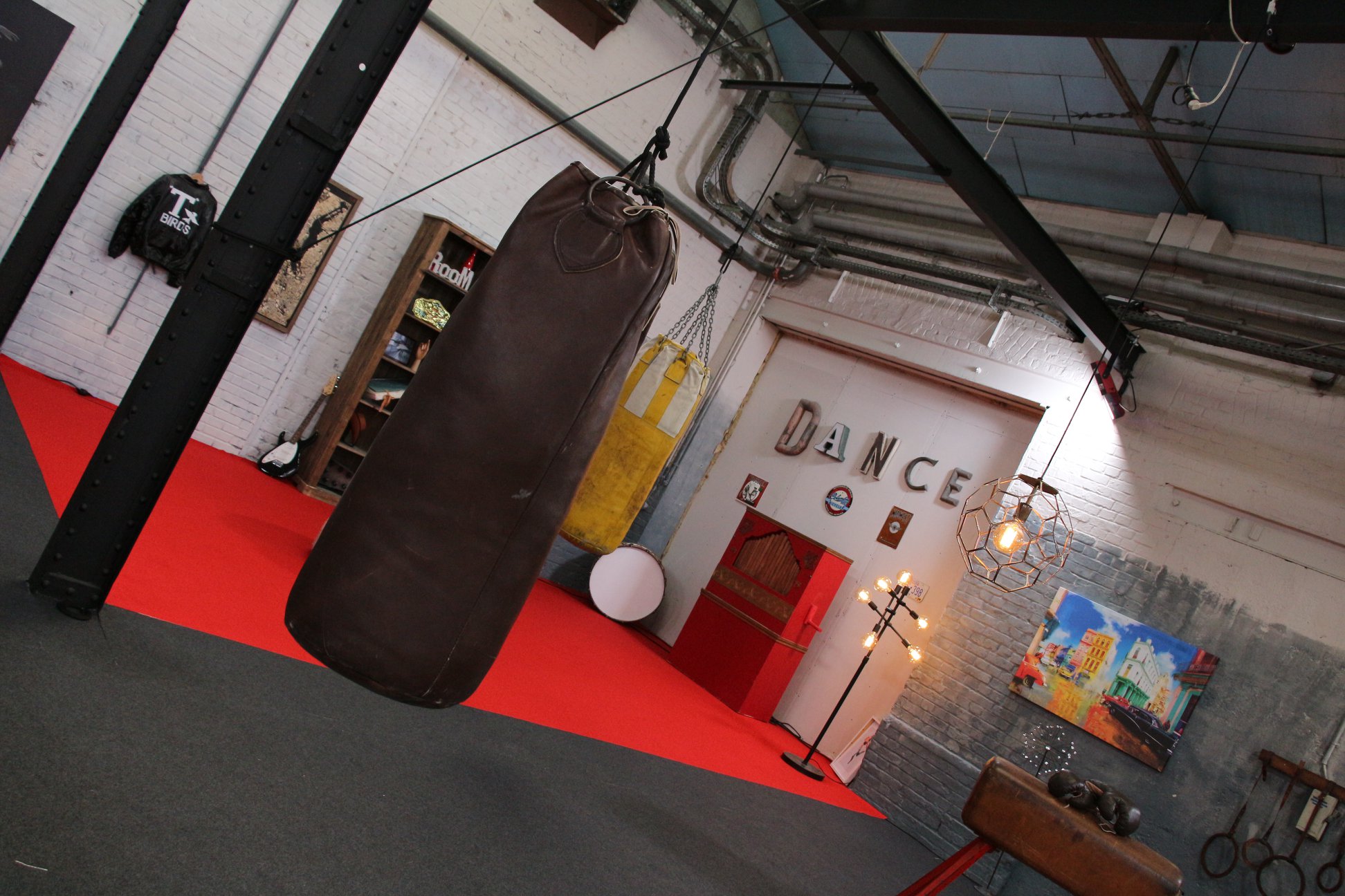 Photo of a sporting event featuring furniture from 126 Events