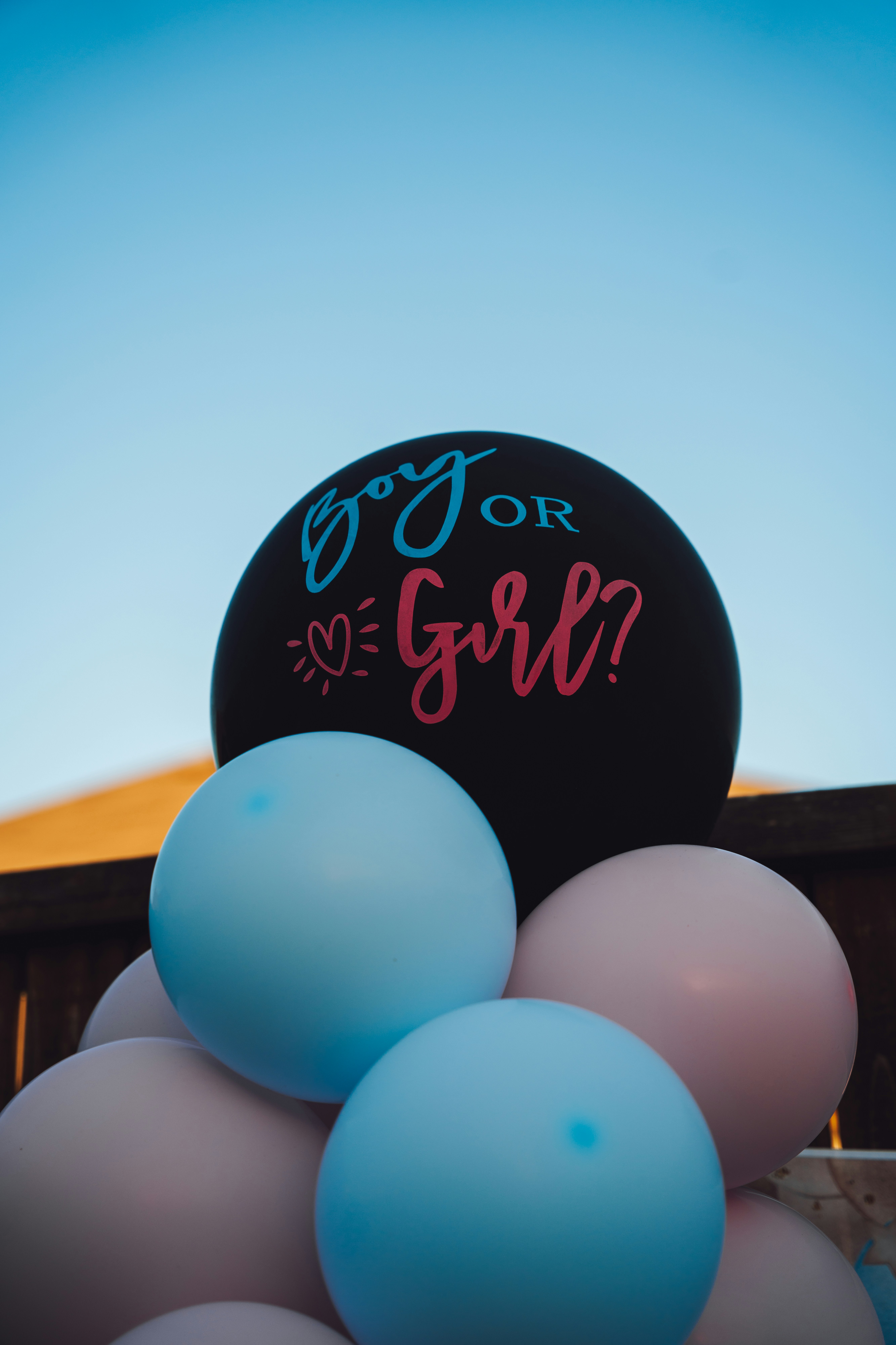 Photo of balloons for a baby shower with 12 Events