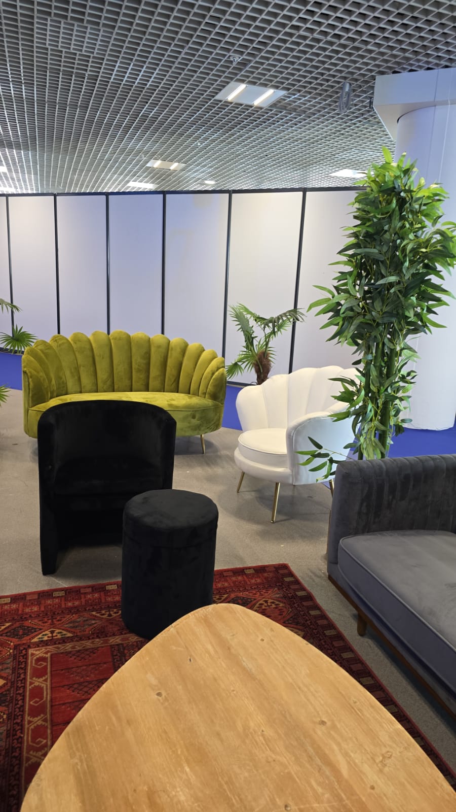 professional lounge with furniture rental from 126 Events